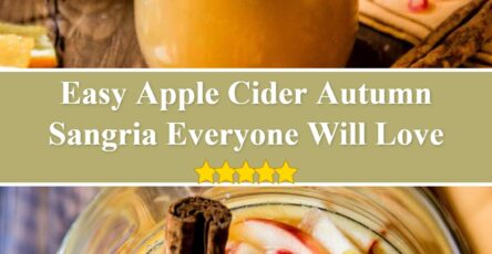 Apple Cider Autumn Sangria
