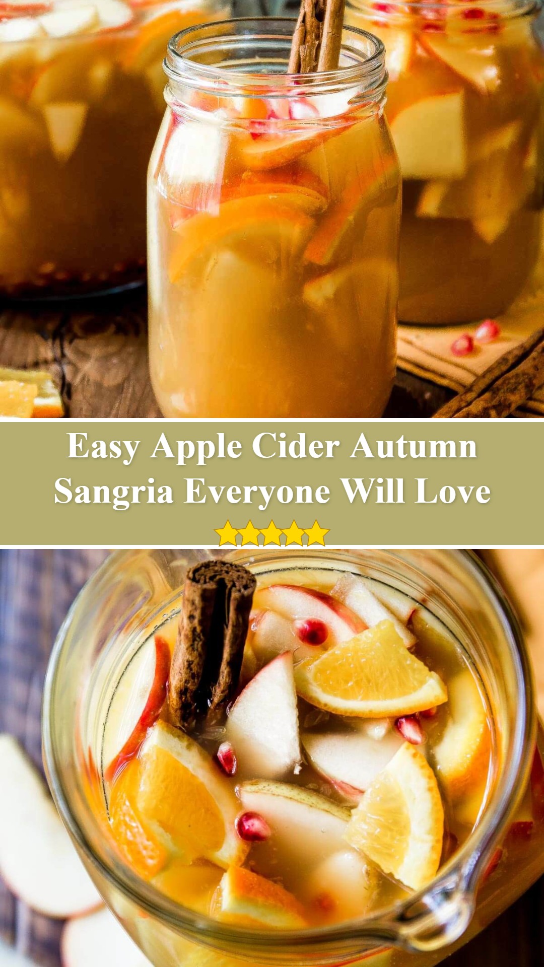 Apple Cider Autumn Sangria