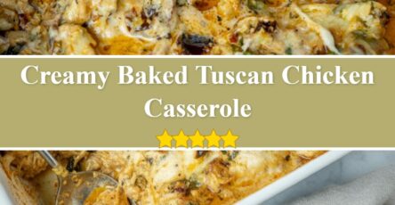 Baked Tuscan Chicken Casserole