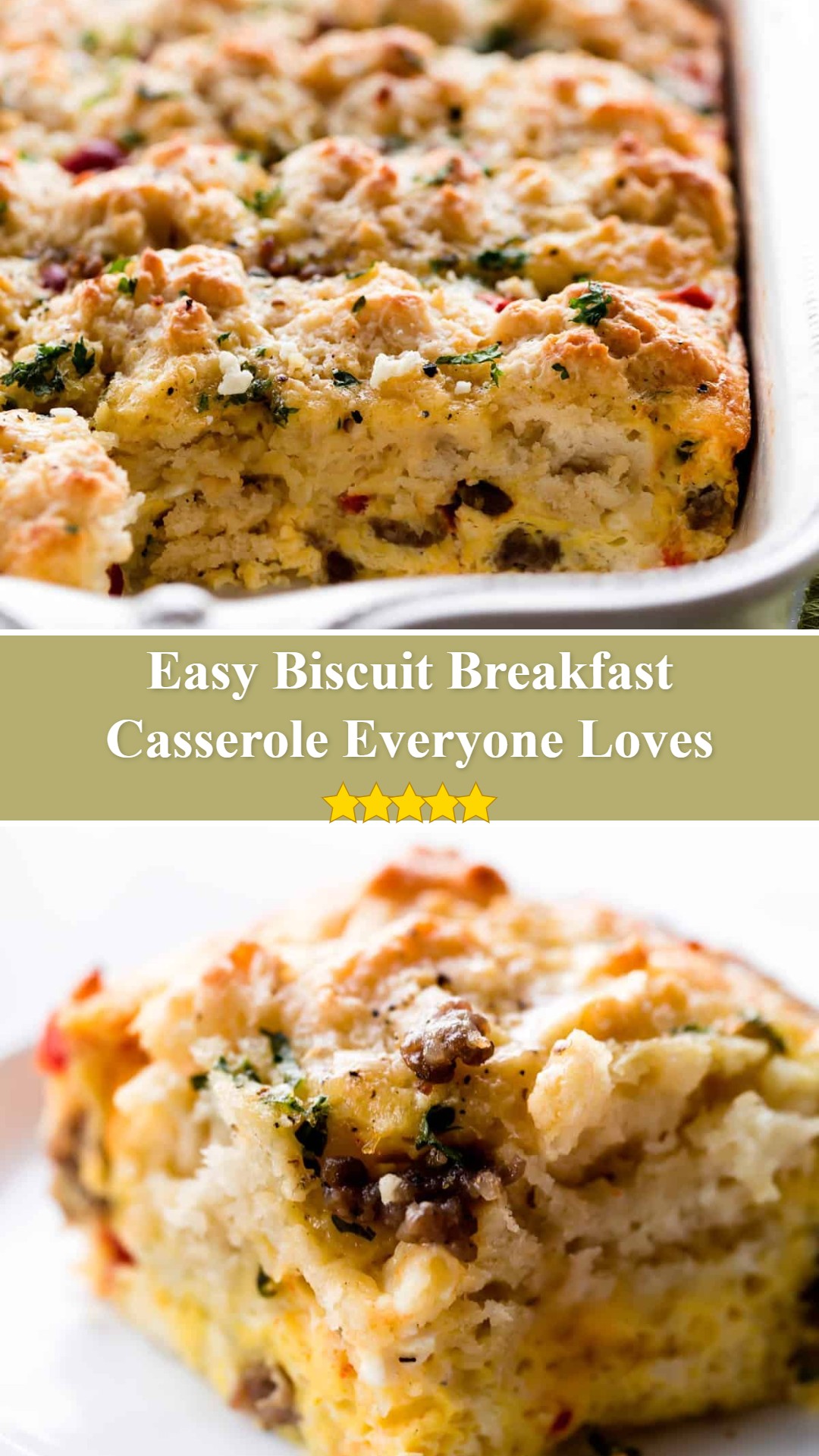 Biscuit Breakfast Casserole