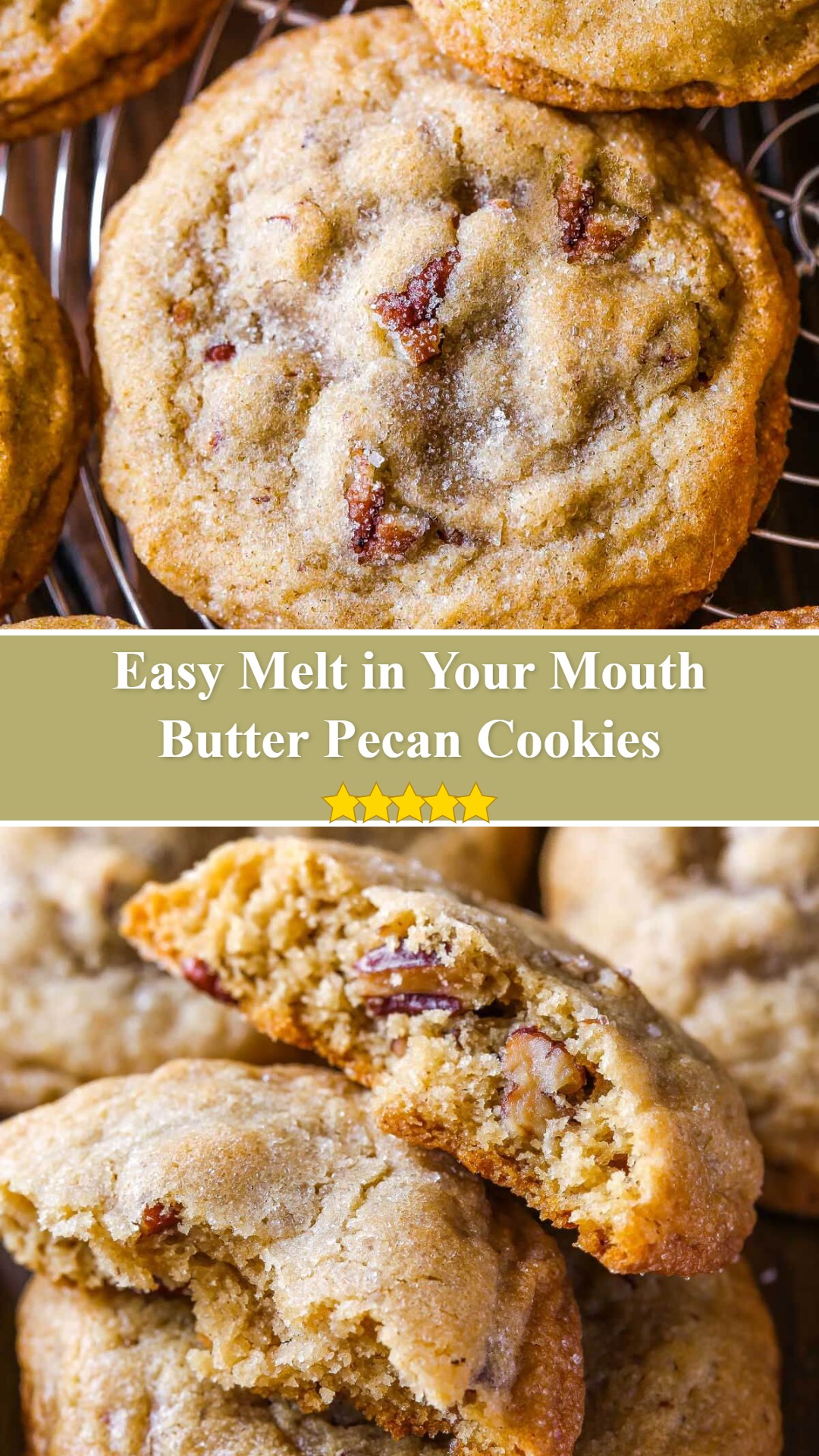 Butter Pecan Cookies