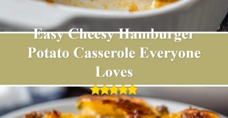 Cheesy Hamburger Potato Casserole