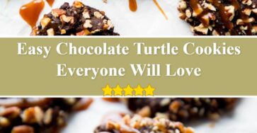 Chocolate Turtle Cookies