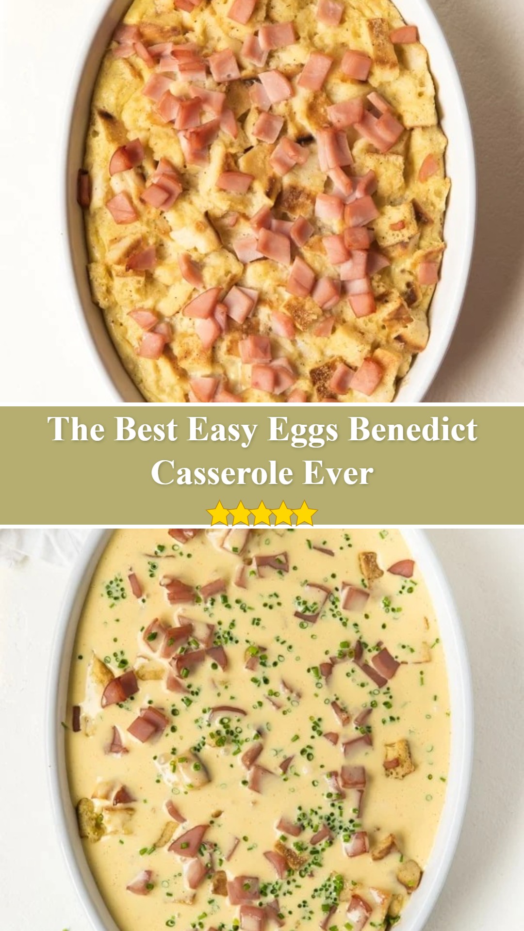 Easy Eggs Benedict Casserole