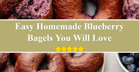 Homemade Blueberry Bagels
