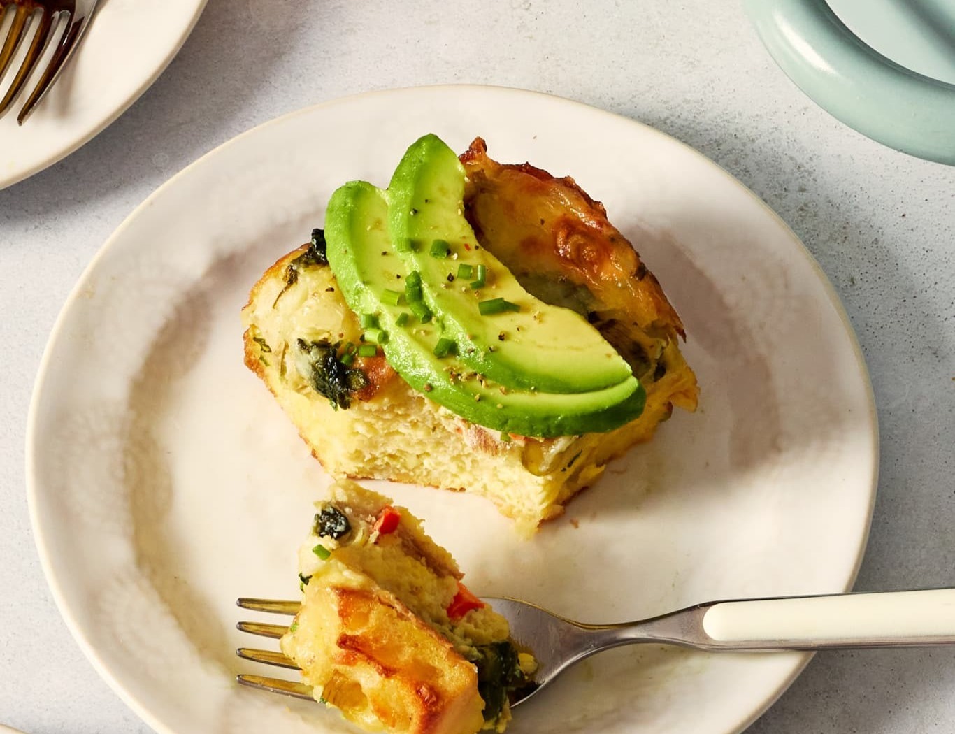 Overnight Artichoke & Spinach Egg Bake suggested serving