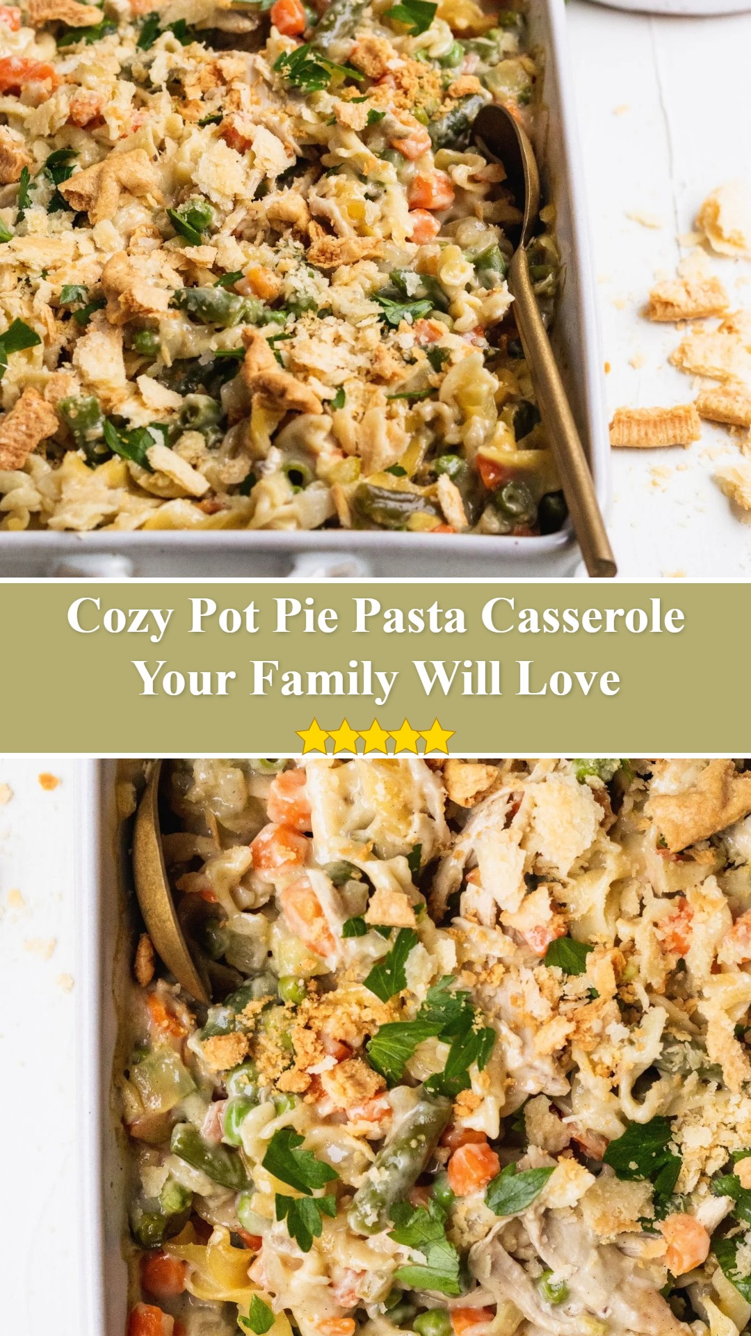 Pot Pie Pasta Casserole